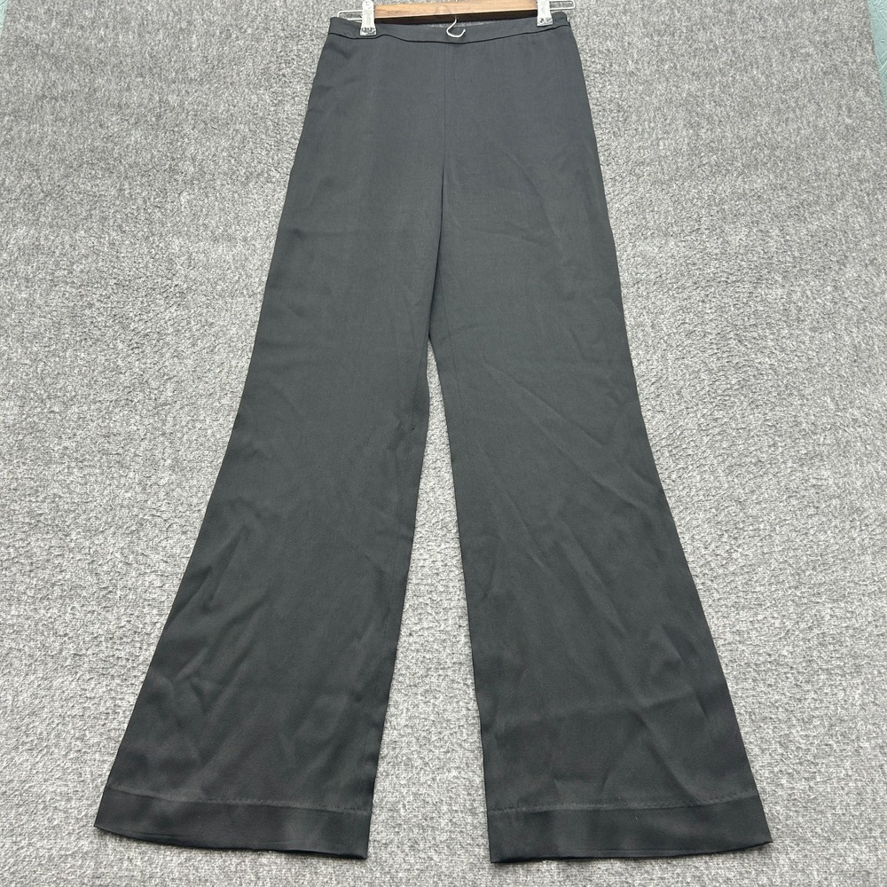 Synonyme Georges Rech Wide Leg Pants Satin Like 36 Black Academia Money